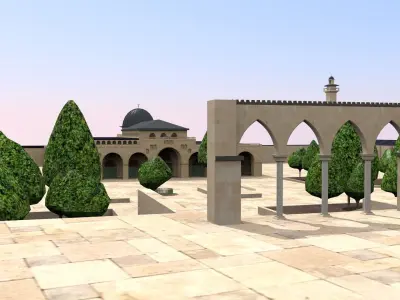 Al-Aqsa Mosque  3D model