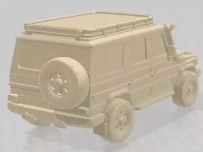 Mercedes Benz G Class W463 Radical Off Road Printable Car 3D print model