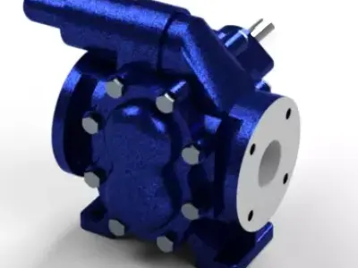 Gear Pump 3D model buy