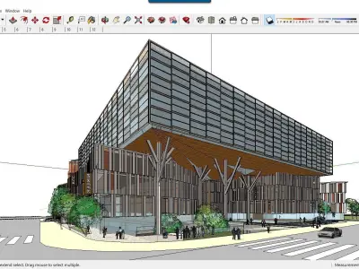 Sketchup Commercial Complex C1 3D model