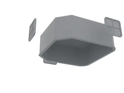 ventilator on the aircraft deck 3D print model