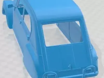 Citroen Dyane 1967 Printable Body Car 3D print model