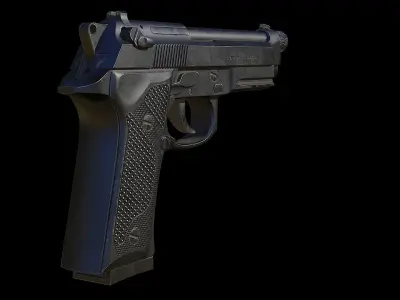 Beretta M9A3 3D model purchase