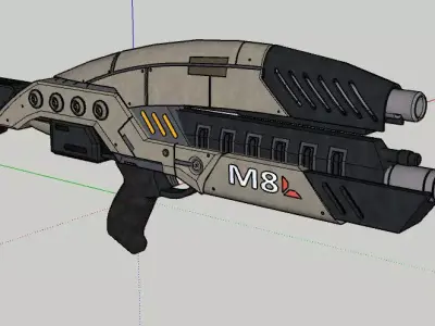 M8 Avenger Low-poly 3D model