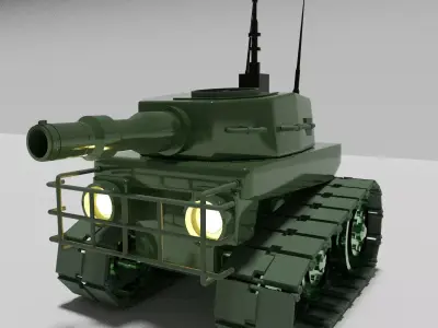 Mini war tank  3D model