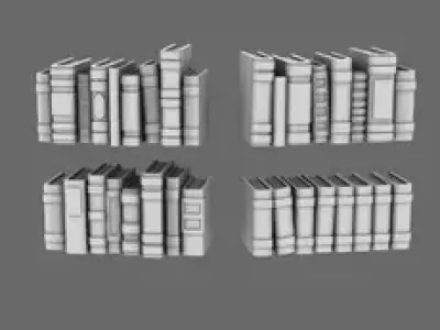 BWTF Scenics Book Groupings 3D print model