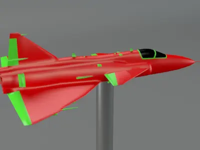 SAAB 37 Viggen 3D print model
