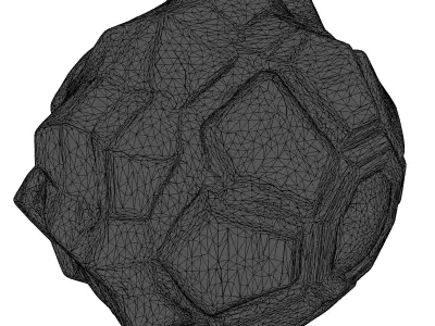 Glowing Hexagonal Energy Shield Prop 3D model