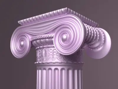 Ionic column 3D print model