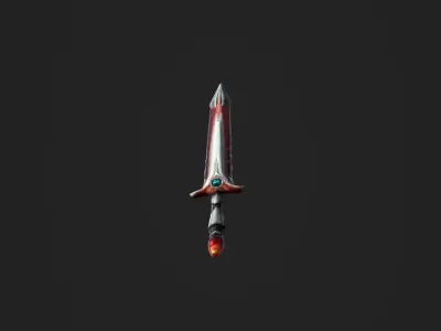 JellySword Utl Free low-poly 3D model