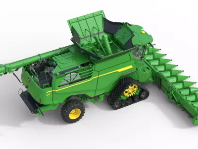 JohnDeere X9 Low-poly 3D model