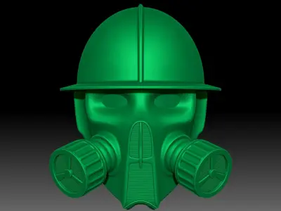 Steampunk Helmet Print Ready 3D print model purchase