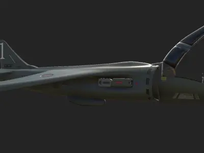Harrier Style Aircraft 3D model