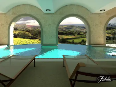 Swimming pool 3D model buy