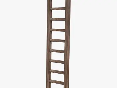 Wooden Ladder 3D model purchase