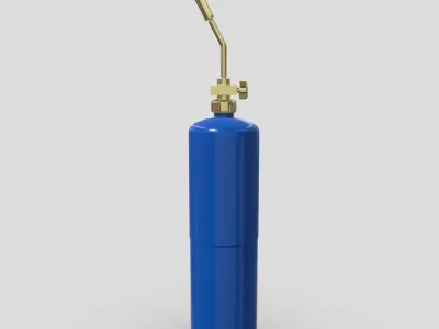 Blow Torch Low-poly 3D model buy
