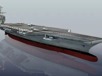 USS Gerald R. Ford CVN-78 3D model