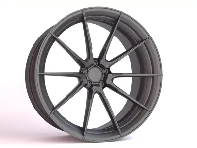 AL13 D010 Monoblock Wheel Low-poly 3D model