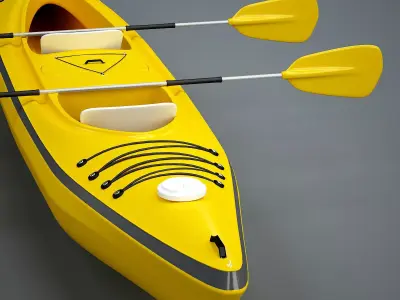 Recreational Kayak II 3D model