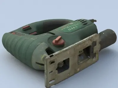 Jig Saw High Poly 3D model