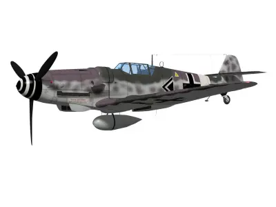 Messerschmitt Bf 109 G6 3D model