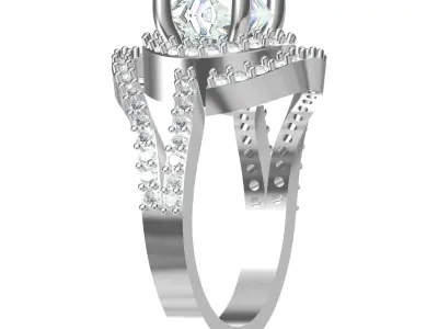 Wedding Ring  3D print model 229