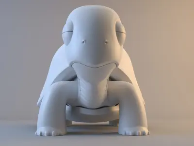 Cartoon Turtle 3D model purchase