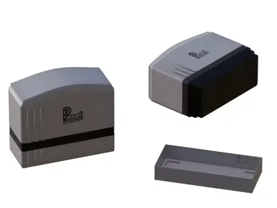 STAMPER Low-poly 3D model