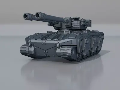 Battle tank V-5 -model for 3d printer 3D print model