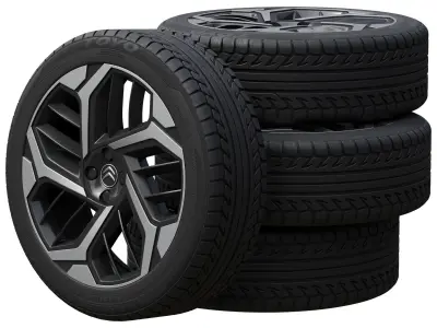 Citroen wheels 3D model
