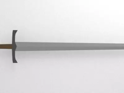 Sword LOW POLY Low-poly 3D model purchase