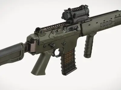 AK5C rifle Low-poly 3D model purchase