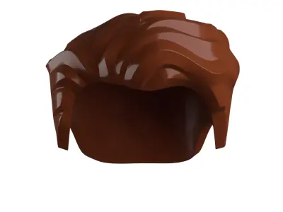 Custom3Dprint Minifigure Accessory - Minifigure Hair S2 - 053 3D print model