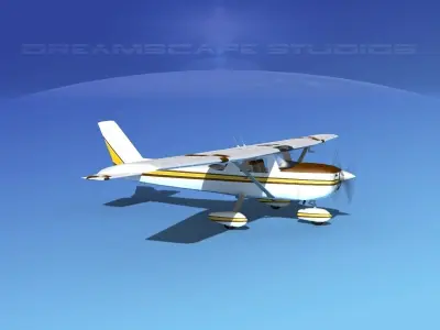 Cessna C152 Aerobat V09 3D model