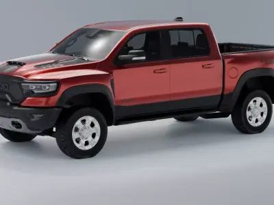 RAM 1500 TRX 2021 3D model