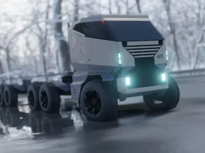 Concept Truck ST design 2022 3D model