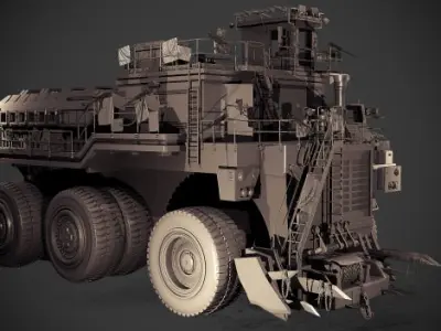 Slave Hauler 3D model