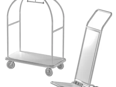Hotel trolley 3D model