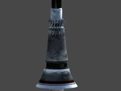 Reims1 two swords Low-poly 3D model