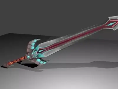 sword Free low-poly 3D model buy