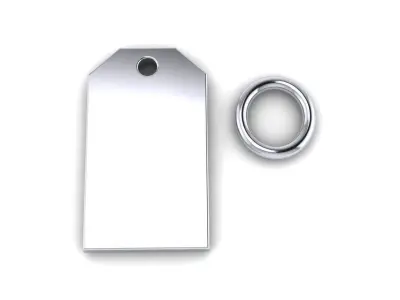 Charm Id Tag Pendant Mix Size 3D print model