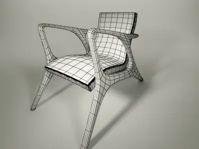 Arm chair Free 3D model