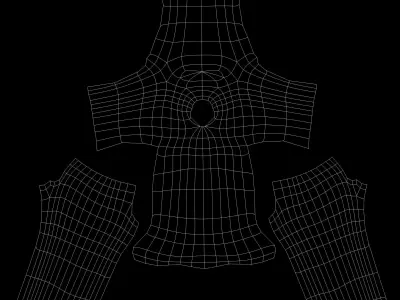 Cartoon woman part 1 3D model
