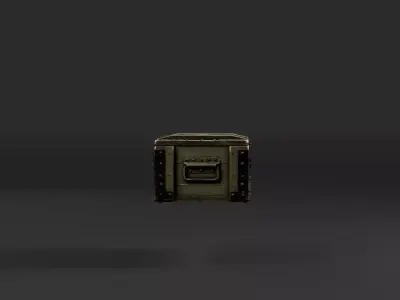 Wooden Metal Crate Collection -  Storage Crates Pack Low-poly 3D model