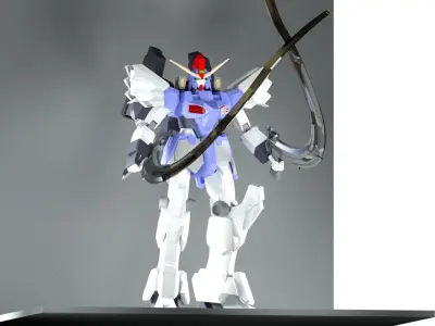 Gundam sandrock custom pose free Download Free 3D print model