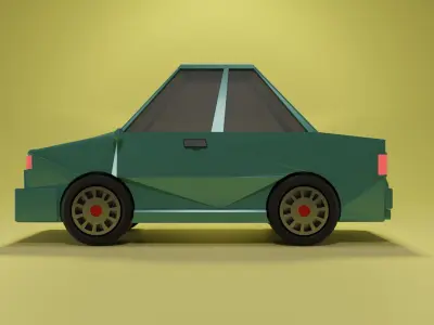 Car Lowpoly M3 1999 3D model