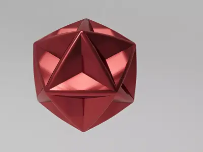 The magic pentagram 3D model
