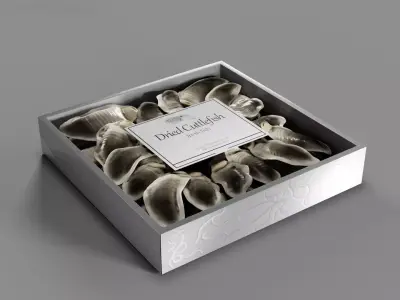 Dried Fish Box 3D model