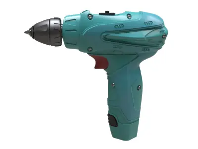 Hand Drill 02 3D model purchase
