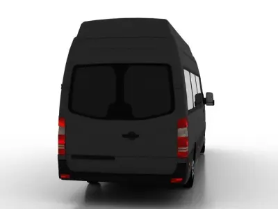 Mercedes Benz Sprinter L3H3 2009 Passenger UK 3D model